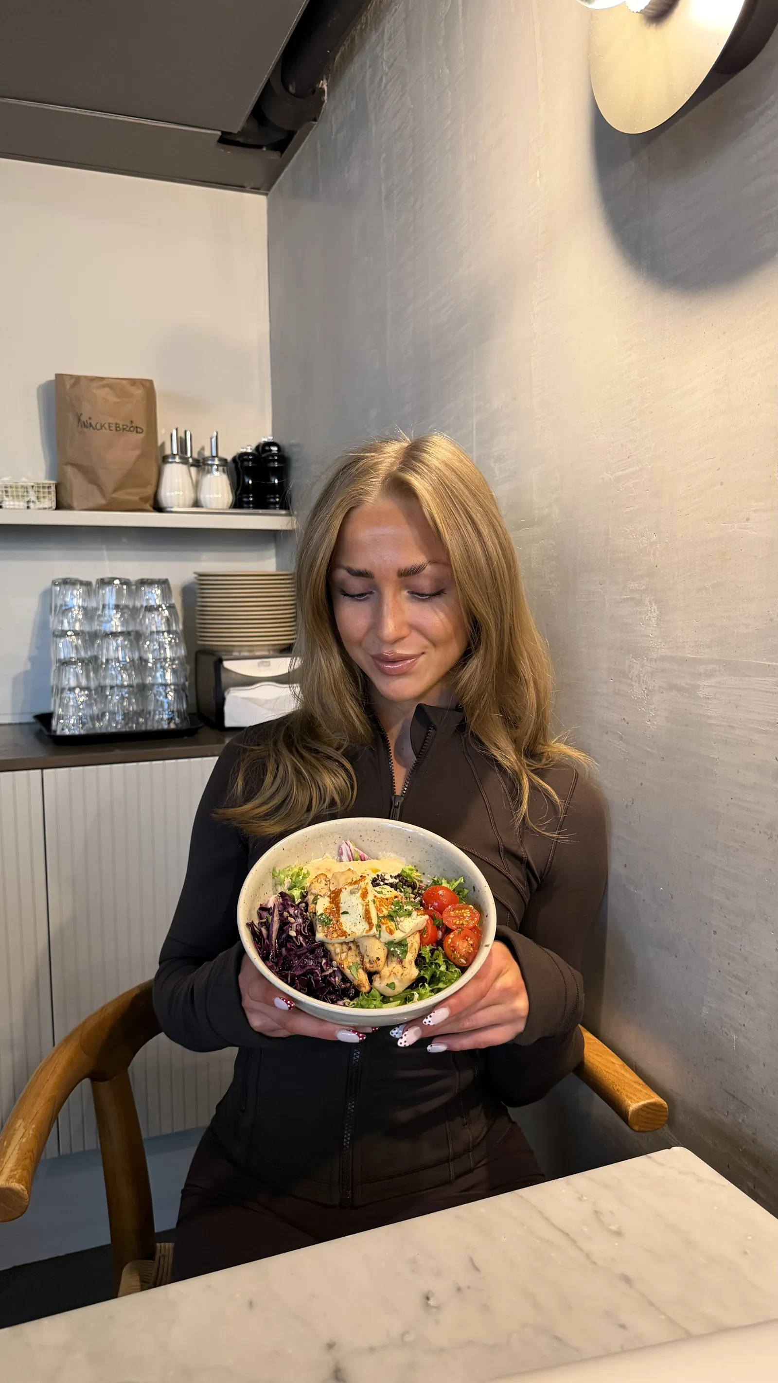 Bette med en näringsrik sallad